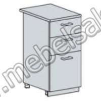 НУВЕЛЬ ШКАФ НИЖНИЙ 400 С 3 ЯЩИКАМИ (ШН3Я 400)